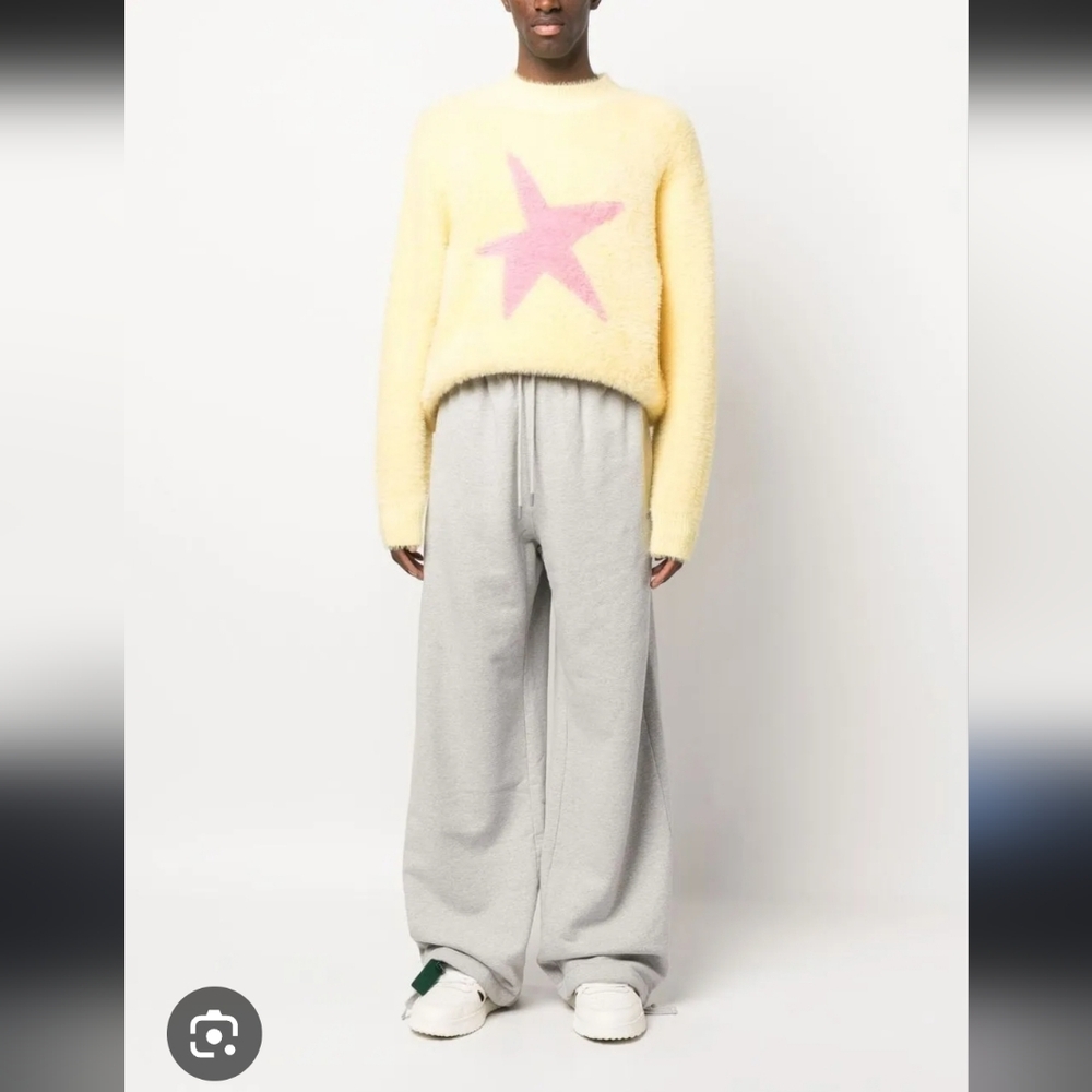 Late‎ Checkout Yellow Sweater with Pink Star